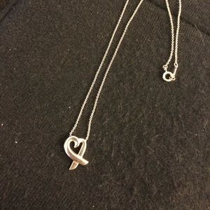 Tiffany & Co. sterling silver heart necklace